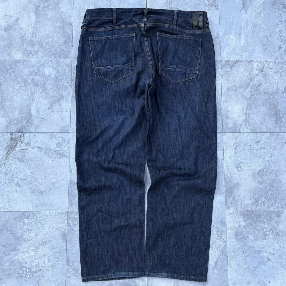 Vintage Y2K Sean John Hamilton Embroidered Baggy Dark Wash Jeans 40x32